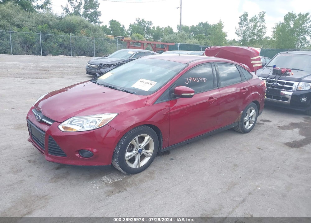 2013 FORD FOCUS SE VIN: 1FADP3F27DL370394