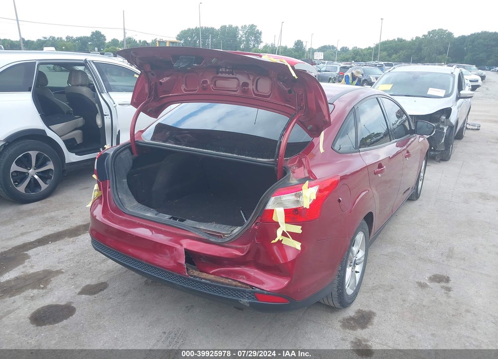 2013 FORD FOCUS SE VIN: 1FADP3F27DL370394