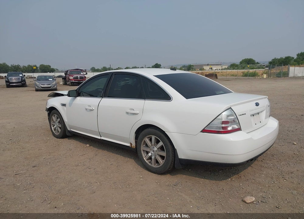 2008 FORD TAURUS SEL VIN: 1FAHP24W88G106567