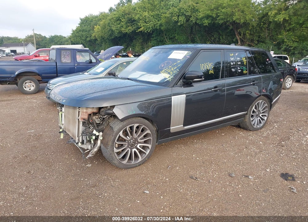 2018 LAND ROVER RANGE ROVER 3.0L V6 SUPERCHARGED HSE VIN: SALGS2SV6JA511410