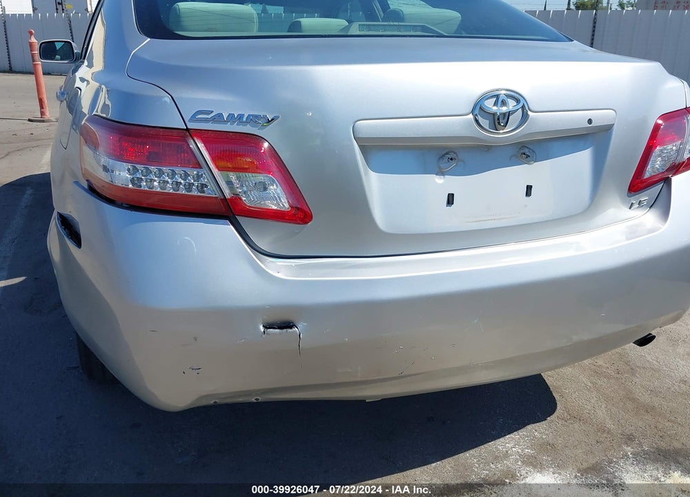 2011 TOYOTA CAMRY LE VIN: 4T4BF3EK4BR165372