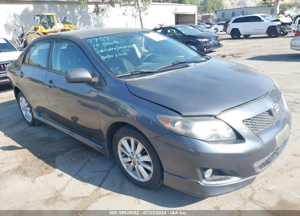 2010 TOYOTA COROLLA S VIN: 2T1BU4EE0AC423659
