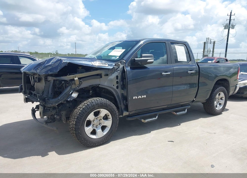 2020 RAM 1500 LONE STAR QUAD CAB 4X4 6'4 BOX VIN: 1C6SRFBT7LN218573
