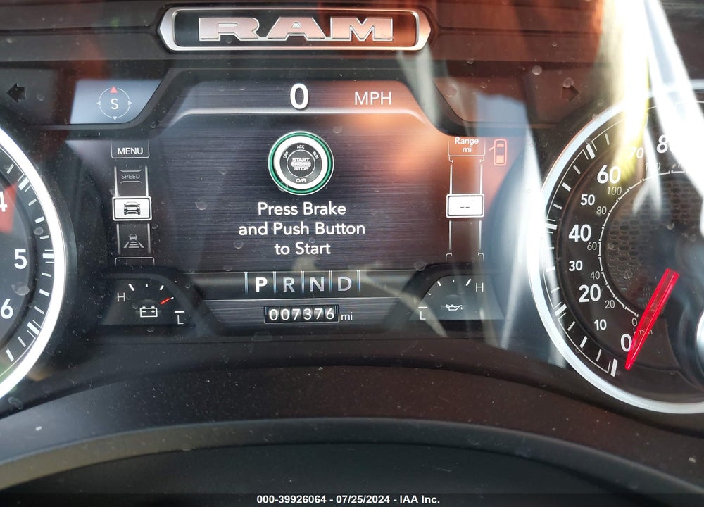 2024 RAM 1500 BIG HORN 4X4 5'7 BOX VIN: 1C6RRFFG3RN190906