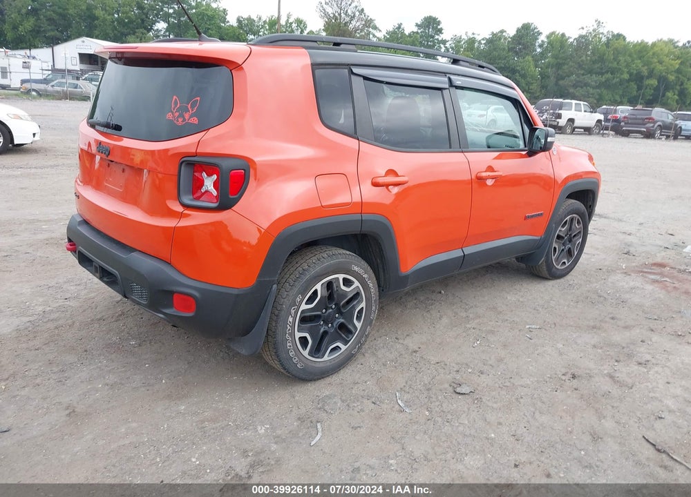 2016 JEEP RENEGADE TRAILHAWK VIN: ZACCJBCT7GPD04054
