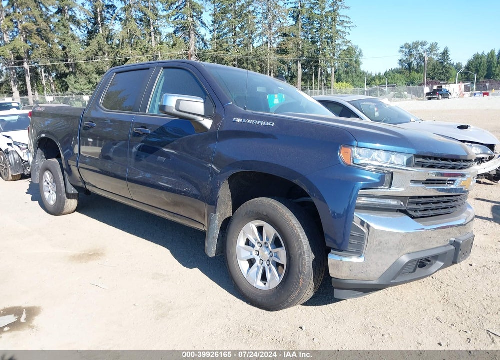 2021 CHEVROLET SILVERADO 1500 4WD SHORT BED LT VIN: 3GCUYDED9MG331660