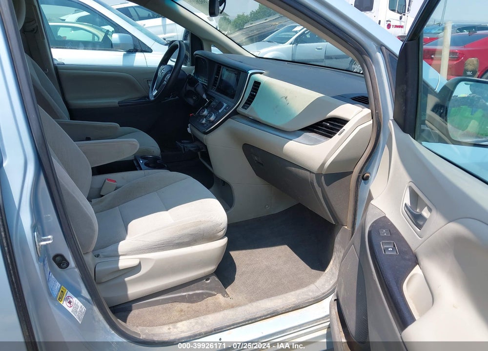 2015 TOYOTA SIENNA LE 7 PASSENGER VIN: 5TDJK3DC7FS099104
