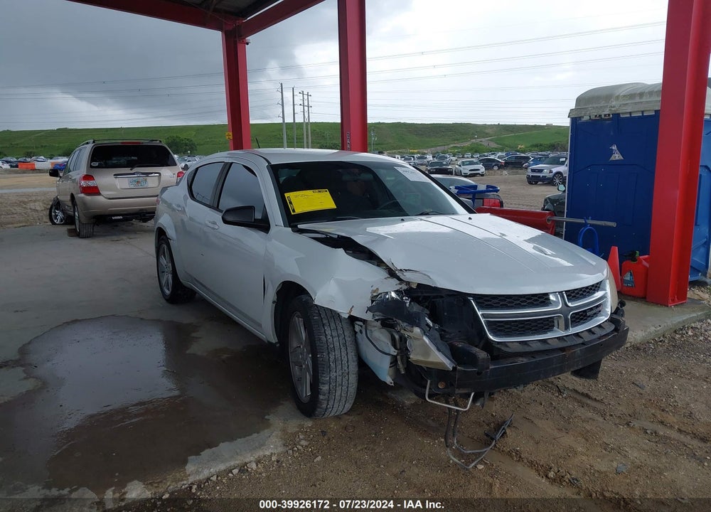 2013 DODGE AVENGER SE VIN: 1C3CDZAB9DN708380