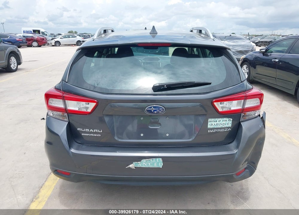 2019 SUBARU IMPREZA 2.0I PREMIUM VIN: 4S3GTAD65K3702410