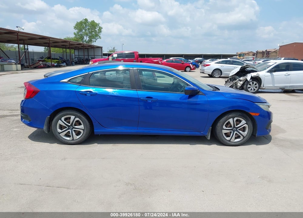 2016 HONDA CIVIC LX VIN: 19XFC2F51GE035163