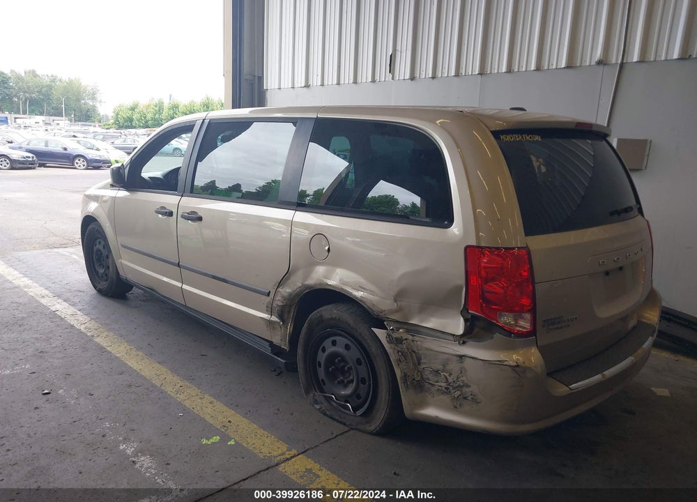 2014 DODGE GRAND CARAVAN AMERICAN VALUE PKG VIN: 2C4RDGBG3ER274191