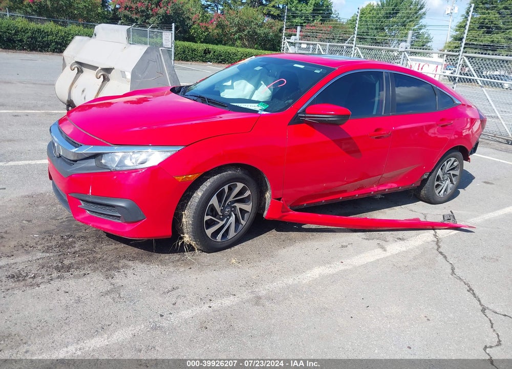 2016 HONDA CIVIC EX VIN: 2HGFC2F78GH526823