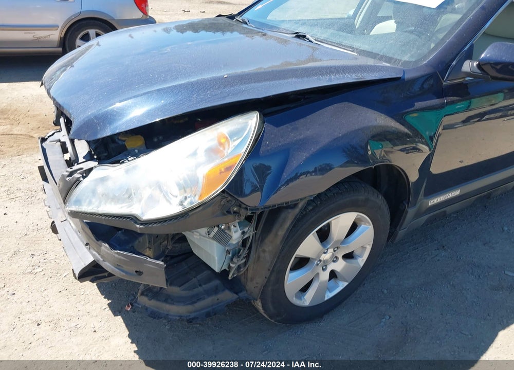 2012 SUBARU OUTBACK 2.5I PREMIUM VIN: 4S4BRBCC9C3276644