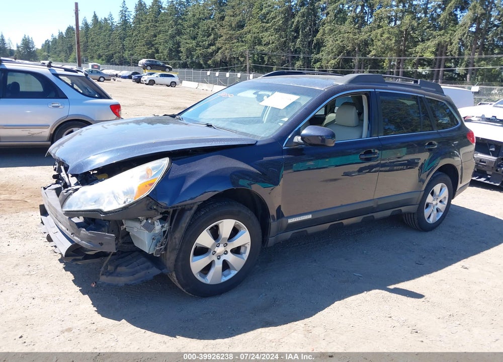 2012 SUBARU OUTBACK 2.5I PREMIUM VIN: 4S4BRBCC9C3276644