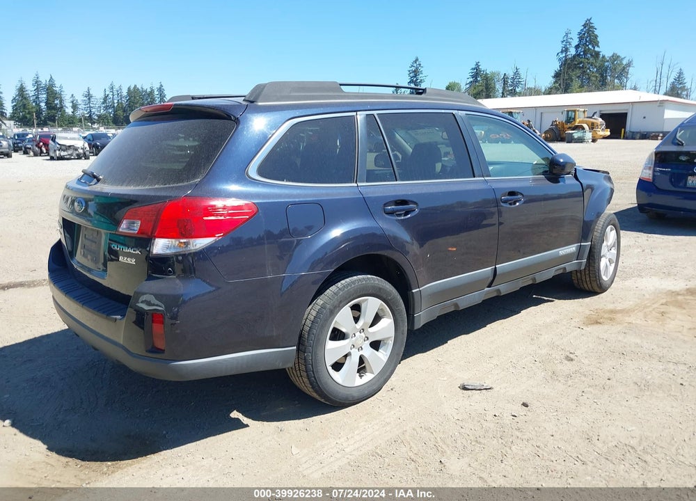 2012 SUBARU OUTBACK 2.5I PREMIUM VIN: 4S4BRBCC9C3276644
