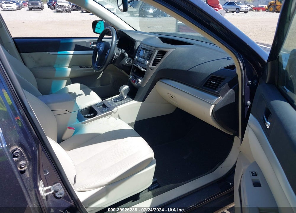 2012 SUBARU OUTBACK 2.5I PREMIUM VIN: 4S4BRBCC9C3276644