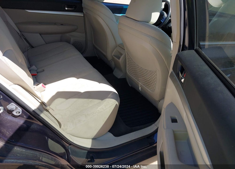 2012 SUBARU OUTBACK 2.5I PREMIUM VIN: 4S4BRBCC9C3276644