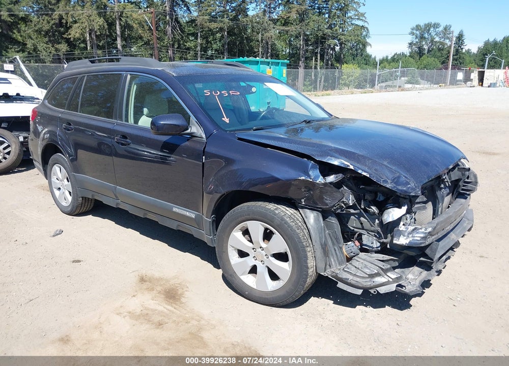 2012 SUBARU OUTBACK 2.5I PREMIUM VIN: 4S4BRBCC9C3276644