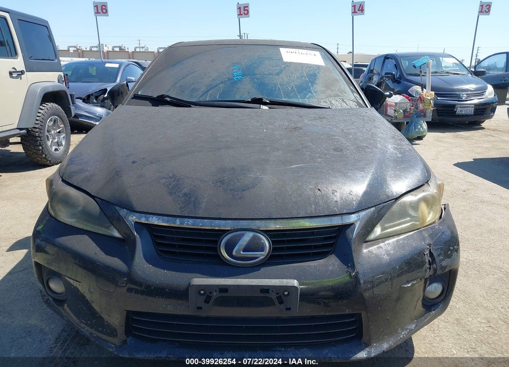 2013 LEXUS CT 200H VIN: JTHKD5BH2D2148530