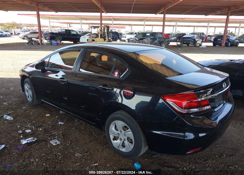 2014 HONDA CIVIC LX VIN: 19XFB2F57EE036947