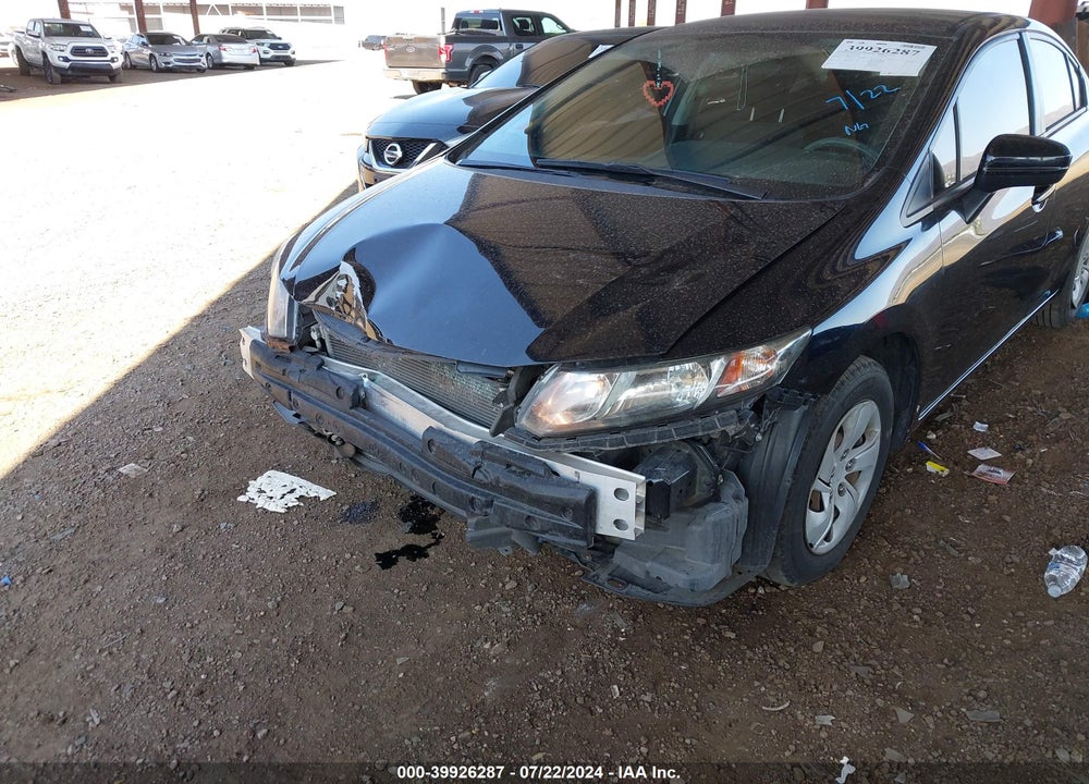 2014 HONDA CIVIC LX VIN: 19XFB2F57EE036947