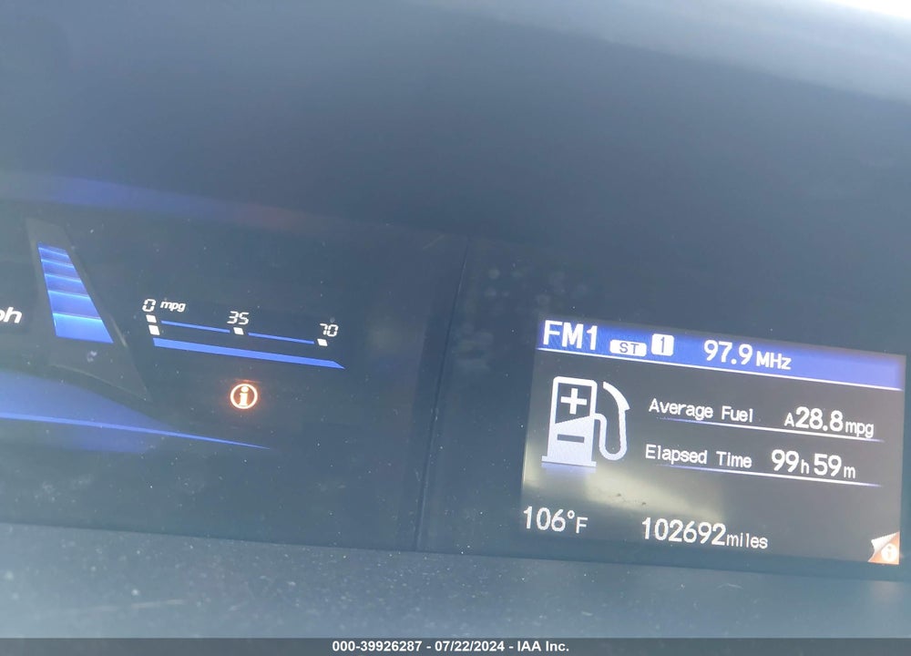 2014 HONDA CIVIC LX VIN: 19XFB2F57EE036947