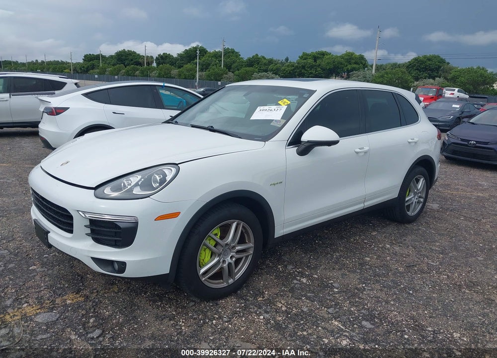 2016 PORSCHE CAYENNE E-HYBRID S VIN: WP1AE2A24GLA60808