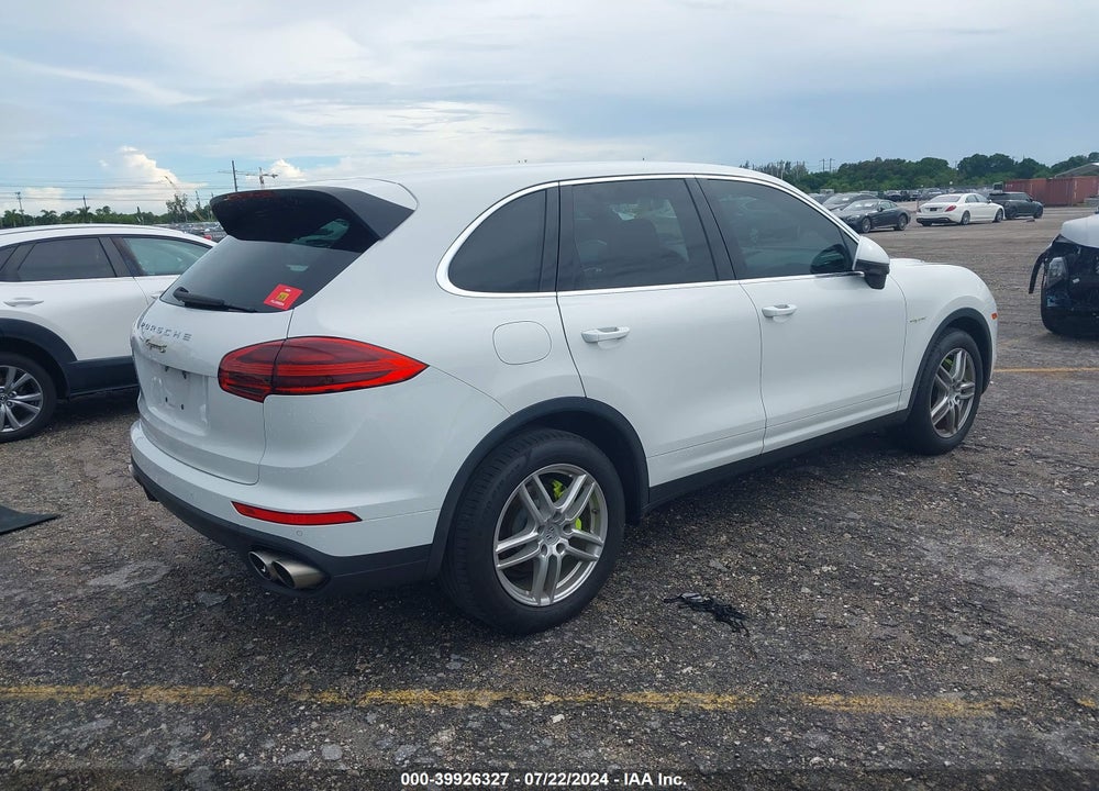 2016 PORSCHE CAYENNE E-HYBRID S VIN: WP1AE2A24GLA60808