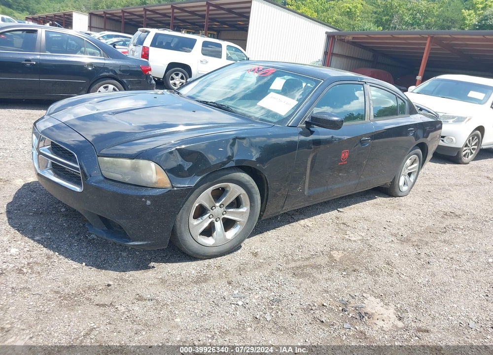 2012 DODGE CHARGER SE VIN: 2C3CDXBG0CH215807