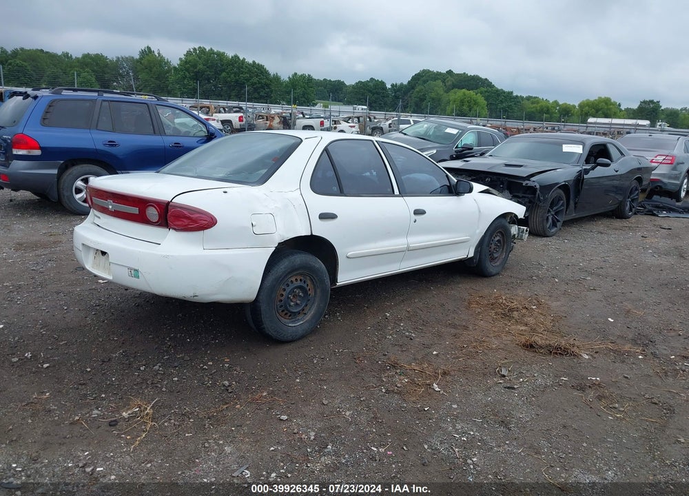 2003 CHEVROLET CAVALIER VIN: 1G1JC52F537218109