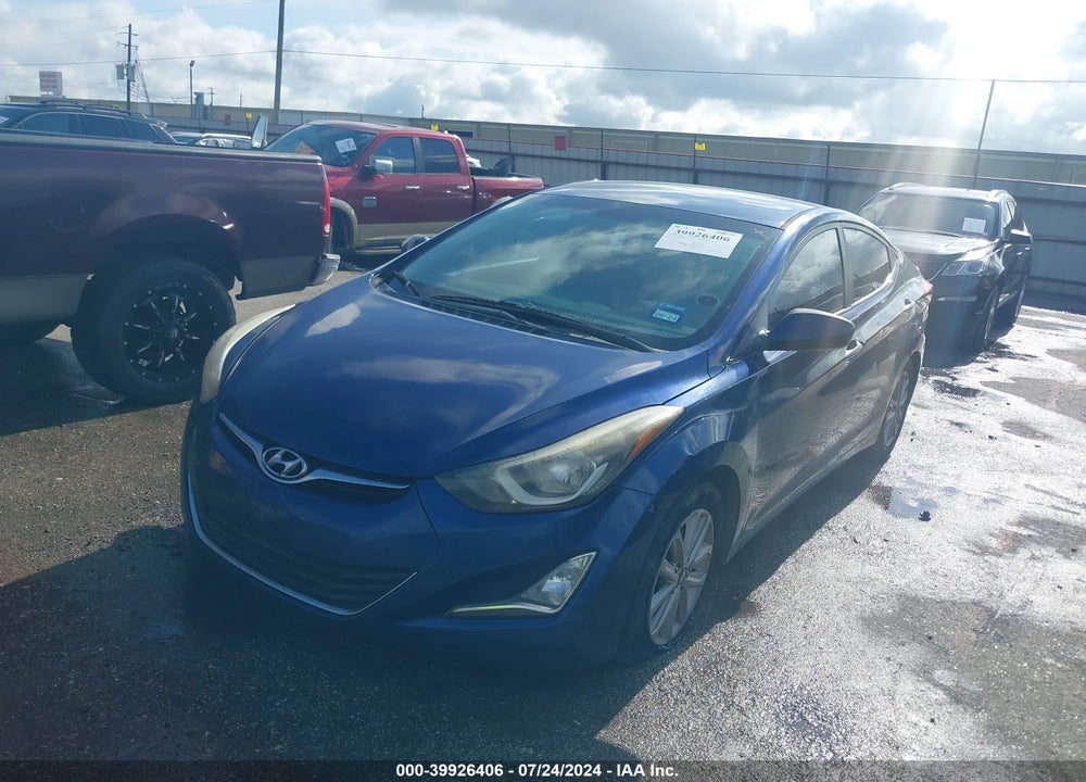 2016 HYUNDAI ELANTRA SE VIN: 5NPDH4AE9GH659140