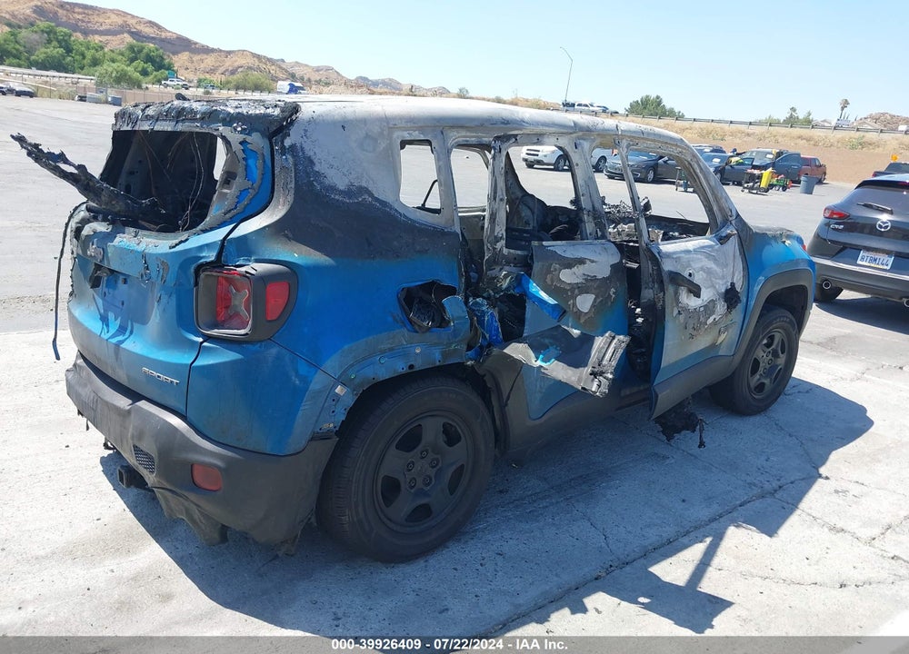 2015 JEEP RENEGADE SPORT VIN: ZACCJAAT4FPB32139