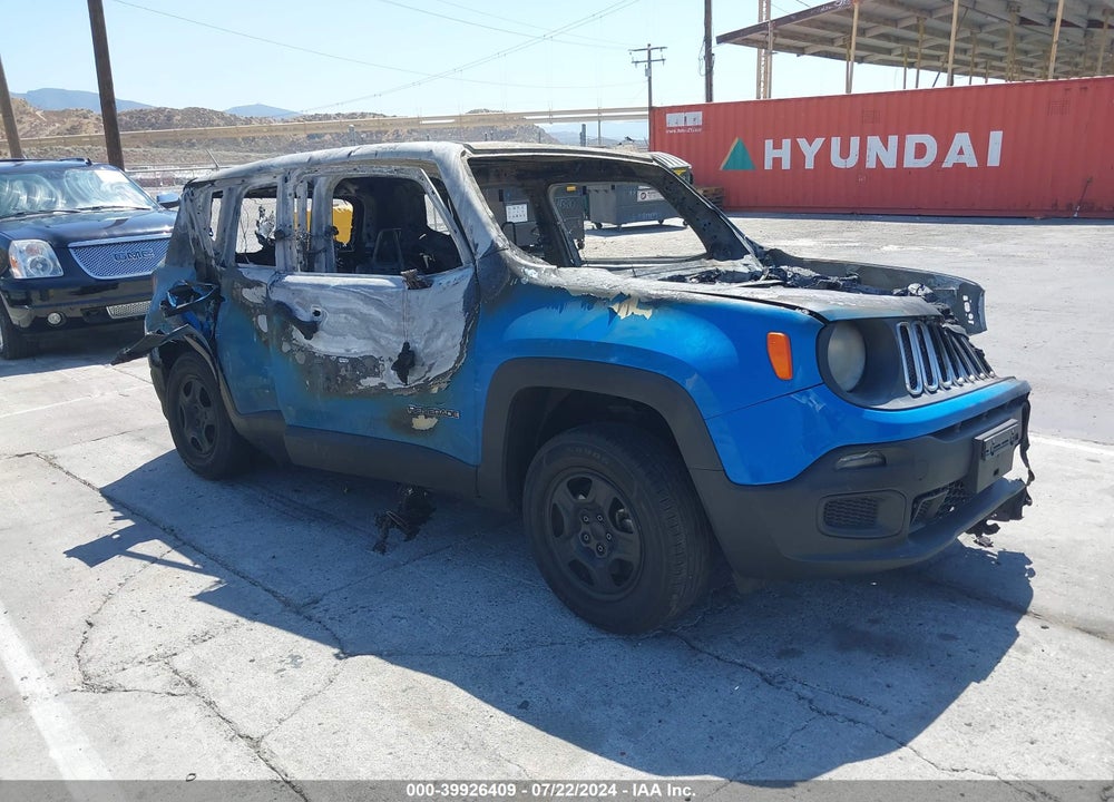 2015 JEEP RENEGADE SPORT VIN: ZACCJAAT4FPB32139