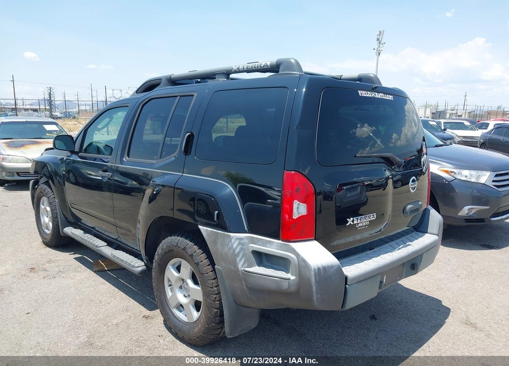 2008 NISSAN XTERRA S VIN: 5N1AN08U88C542059