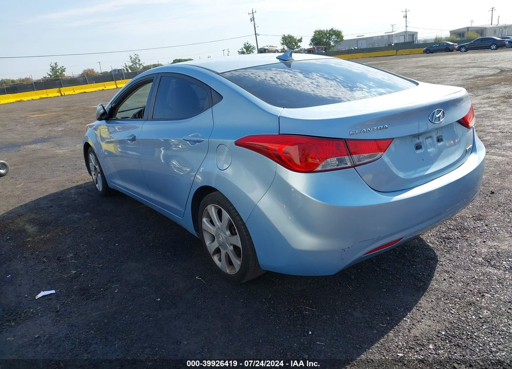 2012 HYUNDAI ELANTRA LIMITED (ULSAN PLANT) VIN: KMHDH4AE4CU447158