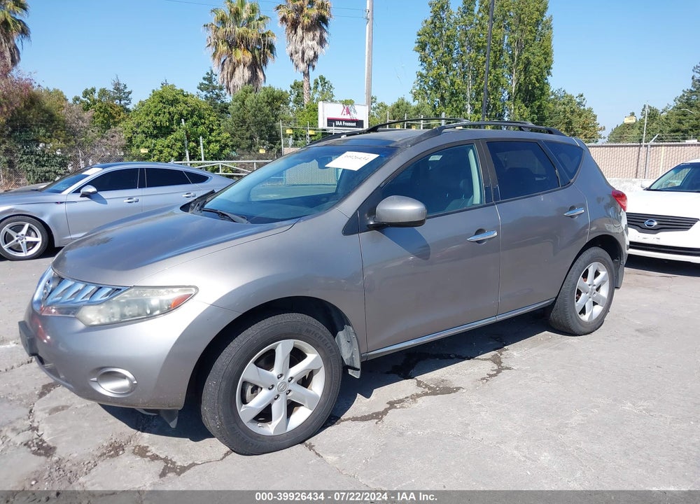 2010 NISSAN MURANO SL VIN: JN8AZ1MUXAW014536