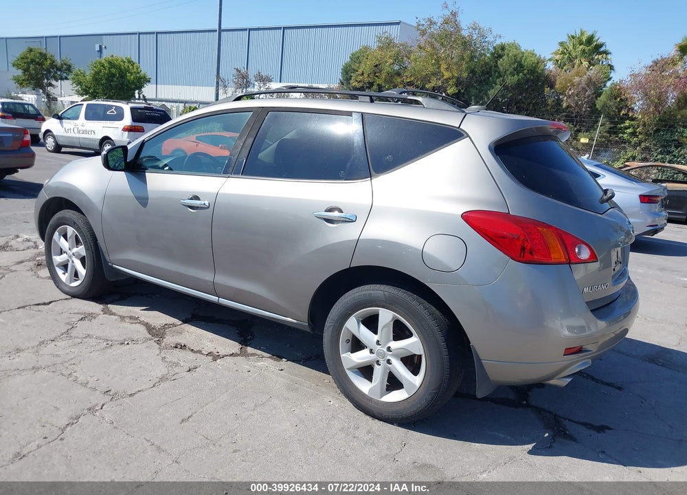 2010 NISSAN MURANO SL VIN: JN8AZ1MUXAW014536