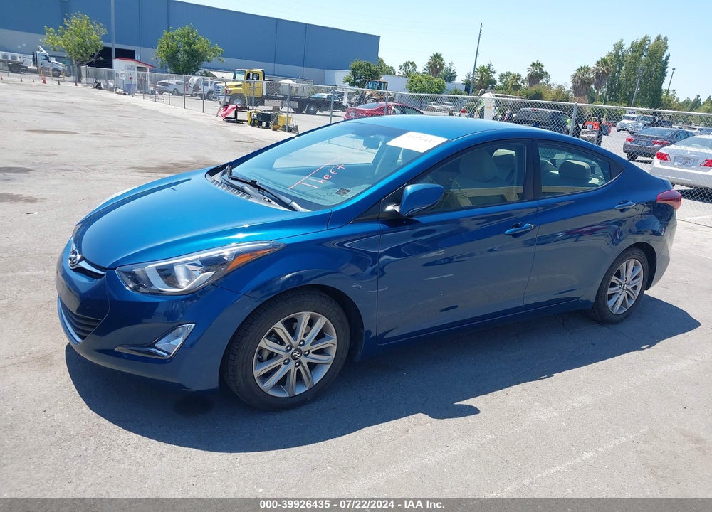 2014 HYUNDAI ELANTRA SE VIN: KMHDH4AE4EU051279