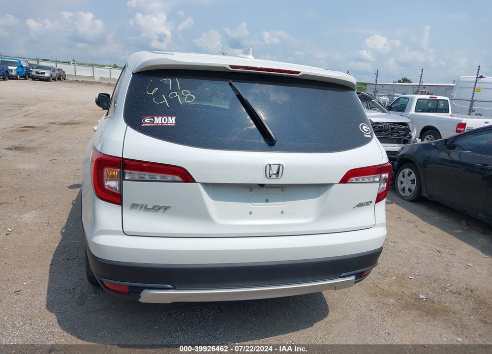 2022 HONDA PILOT AWD EX-L VIN: 5FNYF6H54NB095000