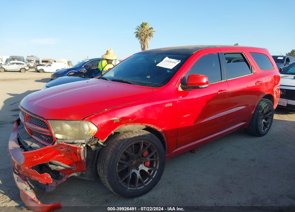 2012 DODGE DURANGO R/T VIN: 1C4SDHCT8CC330568