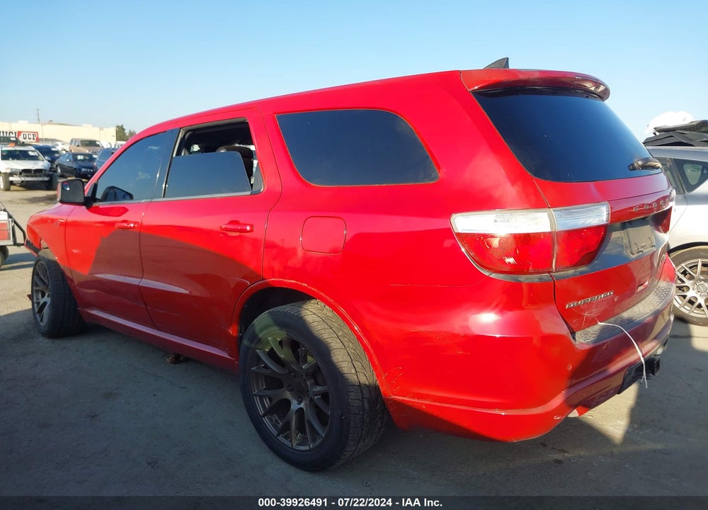 2012 DODGE DURANGO R/T VIN: 1C4SDHCT8CC330568