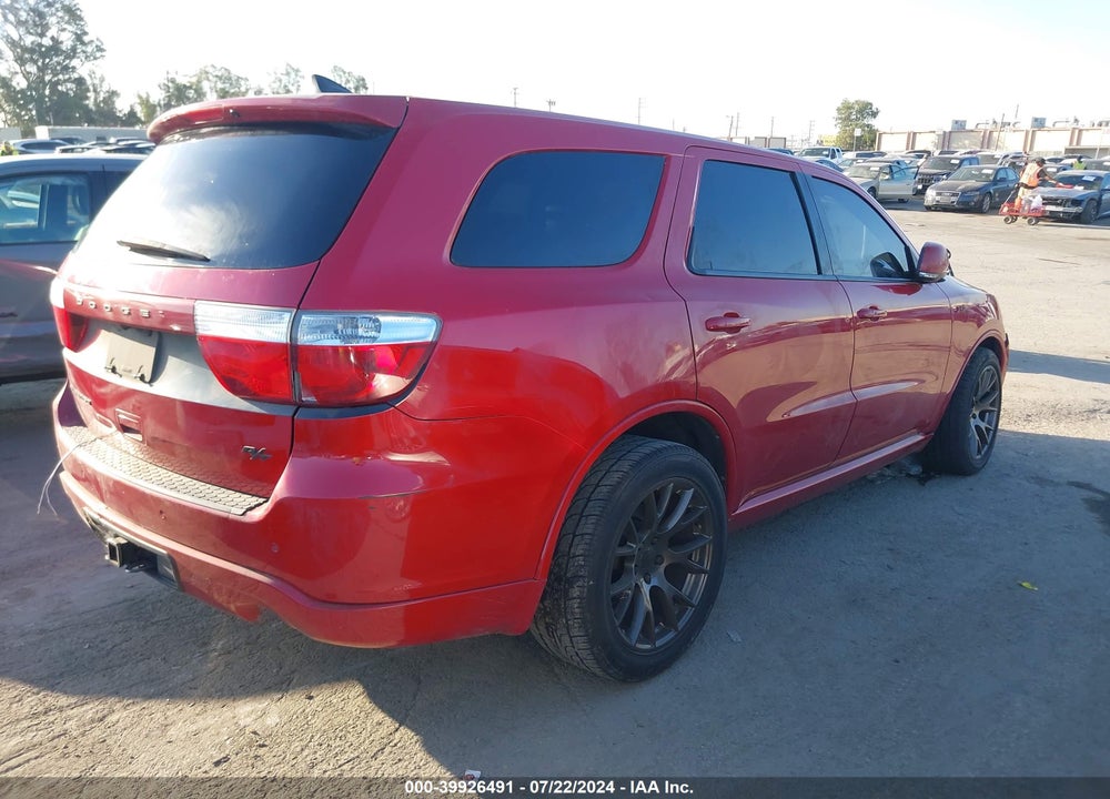 2012 DODGE DURANGO R/T VIN: 1C4SDHCT8CC330568