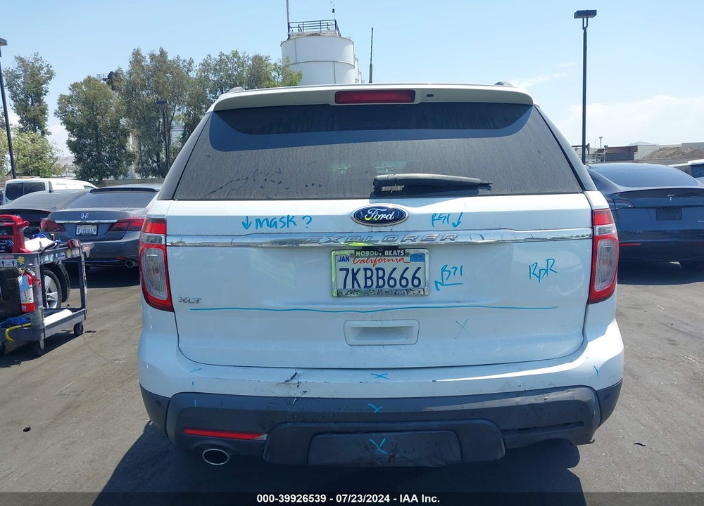 2015 FORD EXPLORER XLT VIN: 1FM5K7D83FGA69477