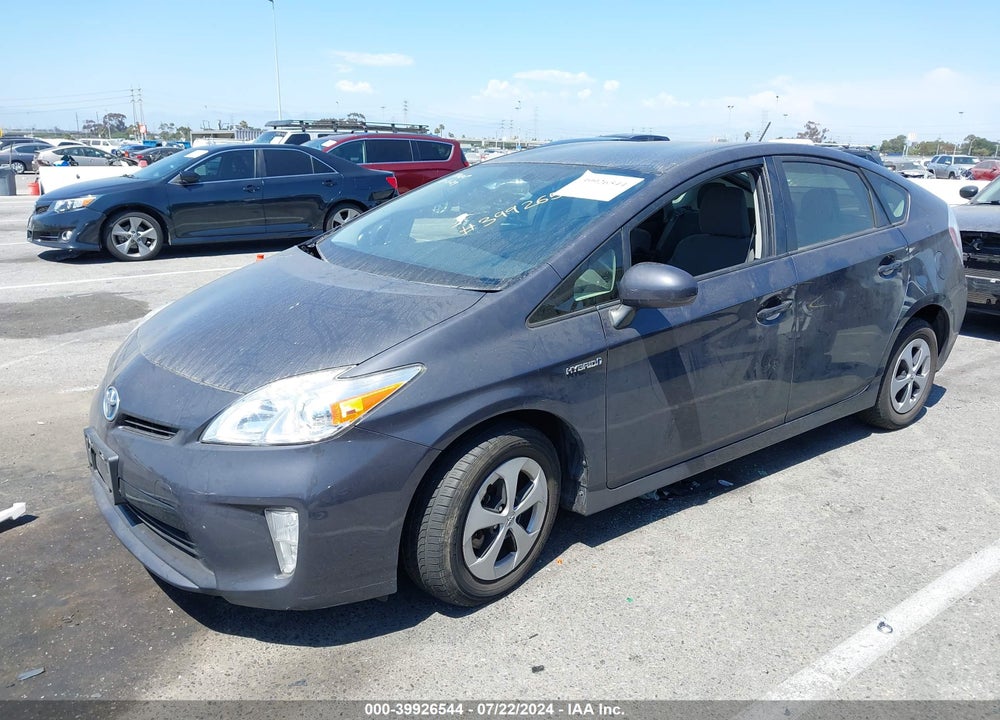 2012 TOYOTA PRIUS TWO VIN: JTDKN3DUXC5446799