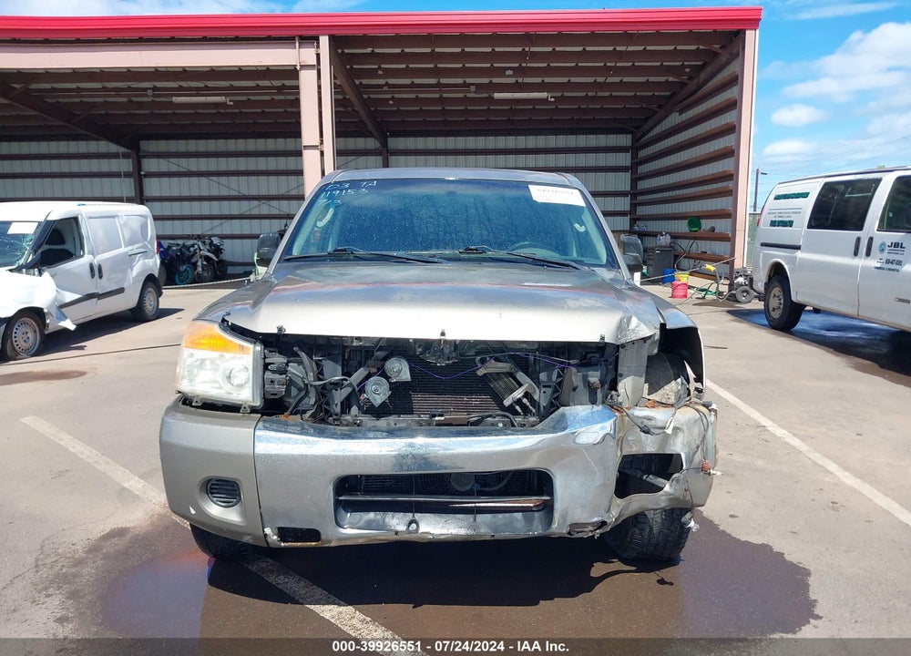 2008 NISSAN TITAN SE VIN: 1N6AA07D58N324597