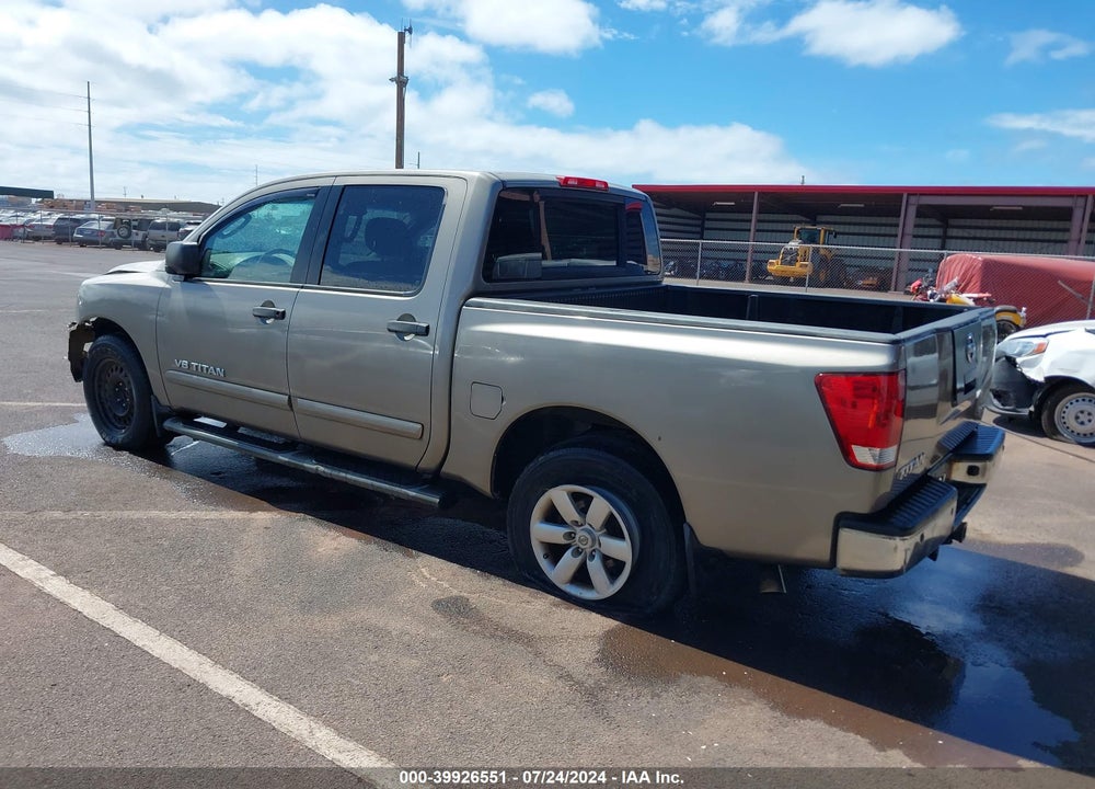 2008 NISSAN TITAN SE VIN: 1N6AA07D58N324597