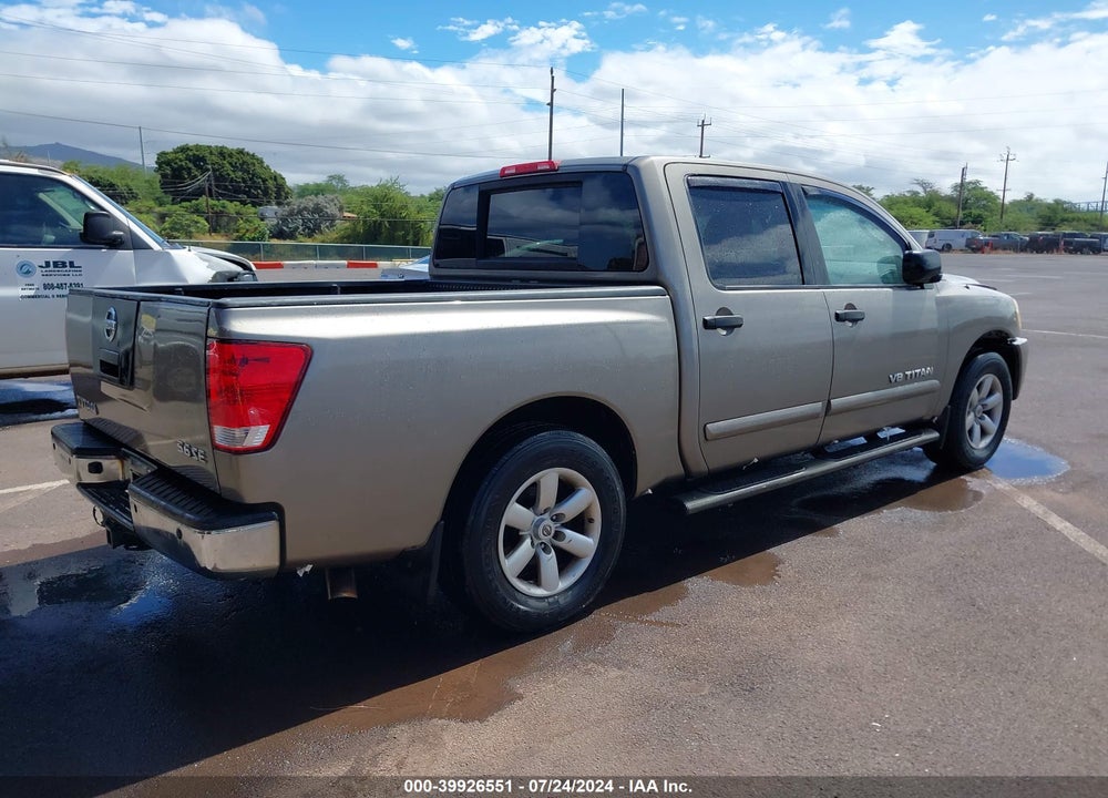 2008 NISSAN TITAN SE VIN: 1N6AA07D58N324597