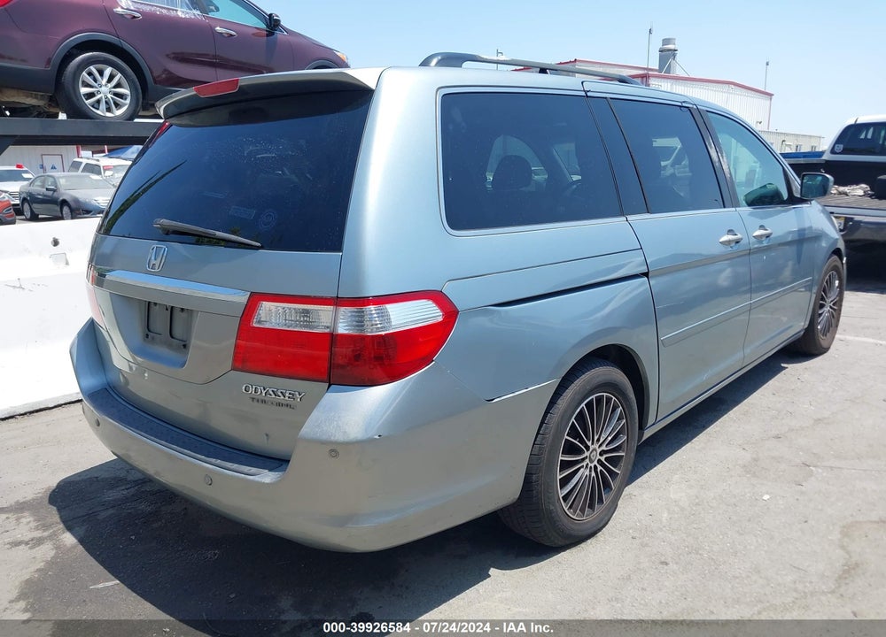 2005 HONDA ODYSSEY TOURING VIN: 5FNRL38855B123408