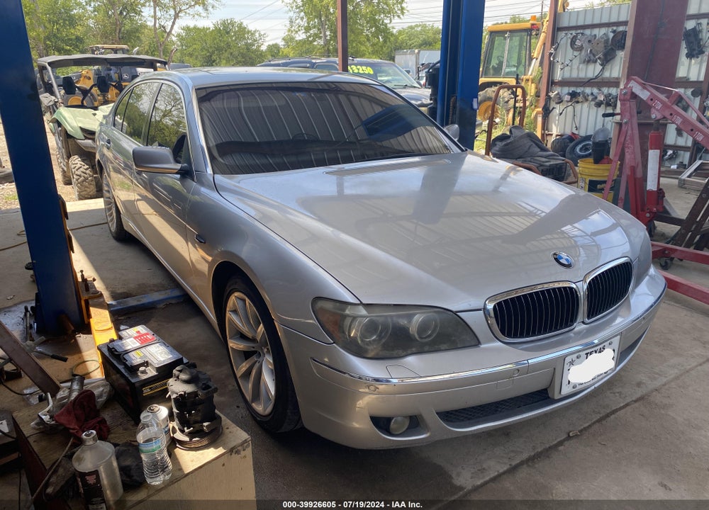 2007 BMW 750LI VIN: WBAHN83507DT71296