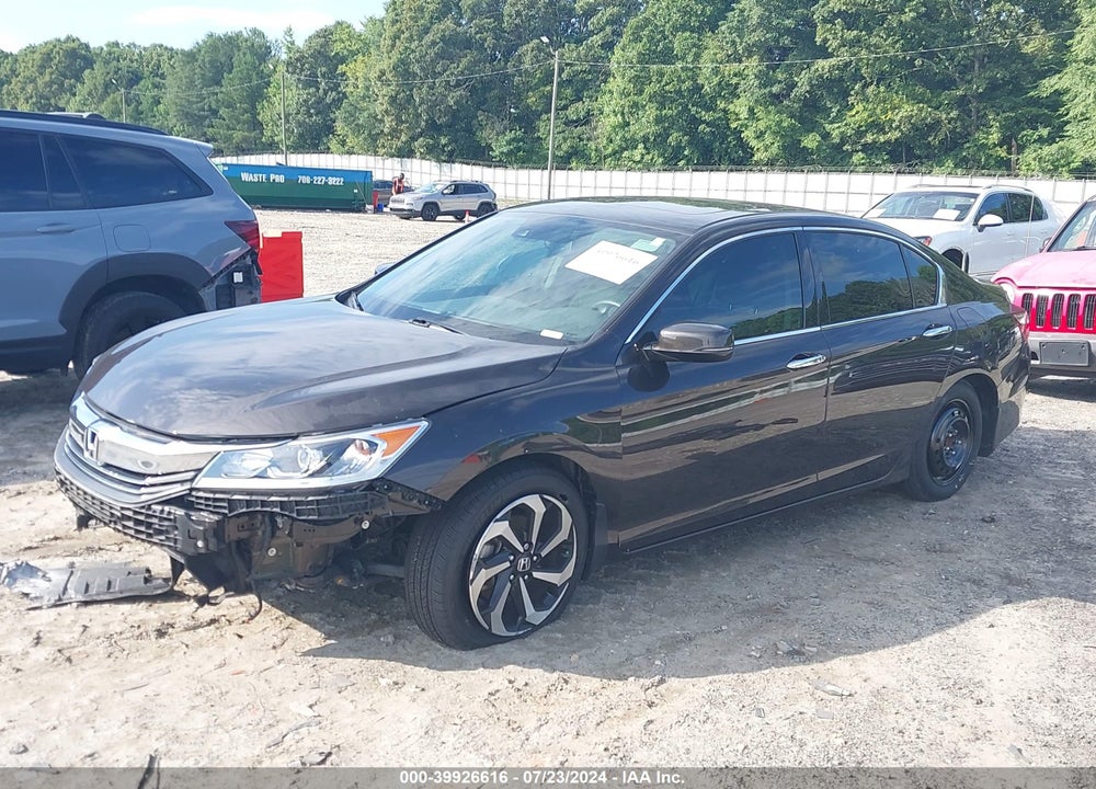 2017 HONDA ACCORD EX-L V6 VIN: 1HGCR3F09HA012196